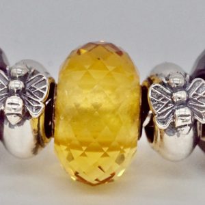 Honey Bee Spacer,  925 silver, Valkyrie Gems Beads