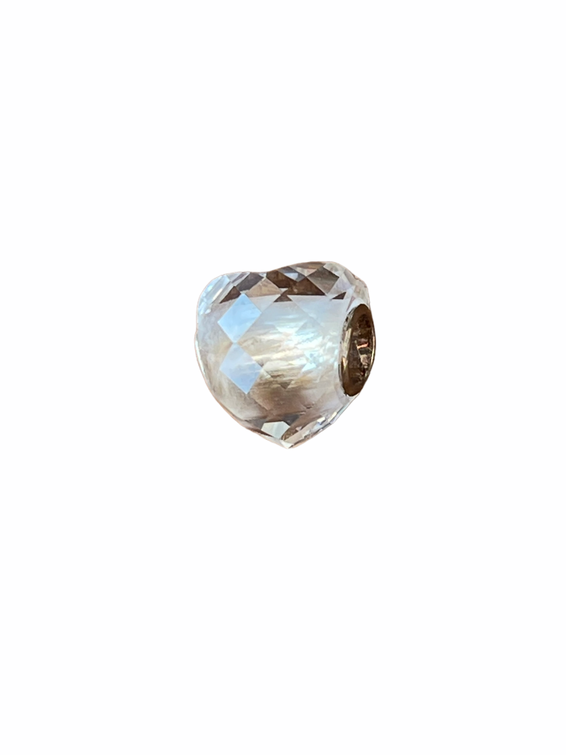 Clear Quartz Heart Bead Valkyrie Gems Beads 2