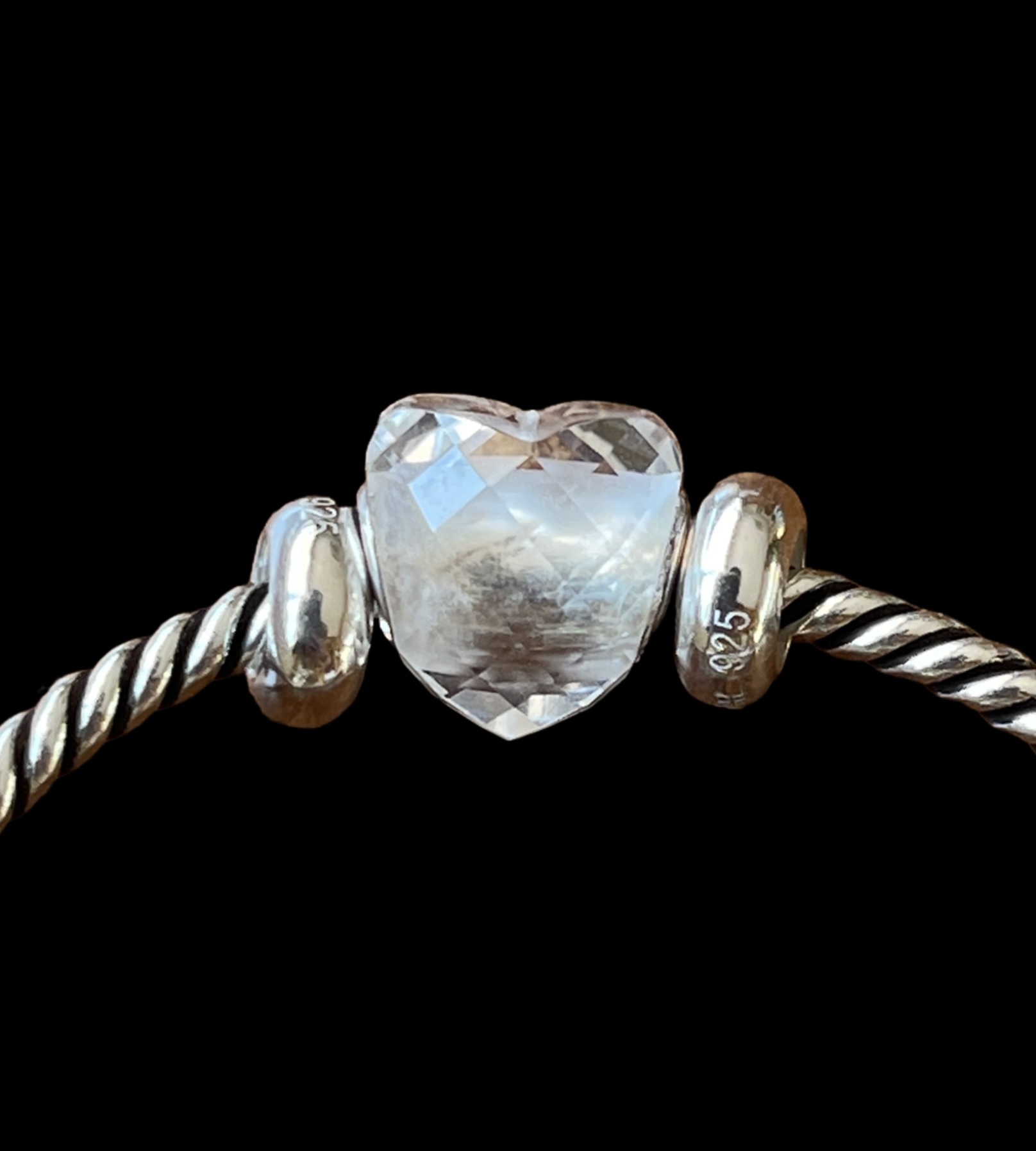 Clear Quartz Heart Bead Valkyrie Gems Beads 4