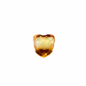 Citrine Heart Bead Valkyriegemsbeads