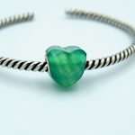 Green Onyx Heart Bead Valkyriegemsbeads 5